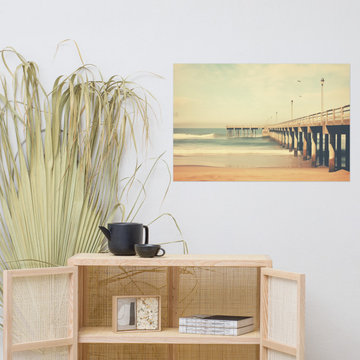 A Blast from the Past Vintage Coastal Wall Art Print