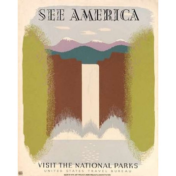 See America Visit the National Parks ca. 1936-1940 Print