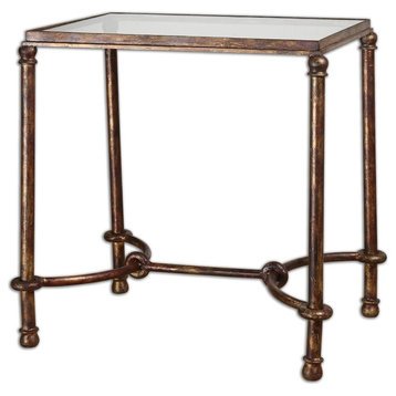 Uttermost Warring Iron End Table