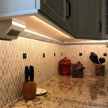 Under cabinet LED + Under cabinet Track Systems