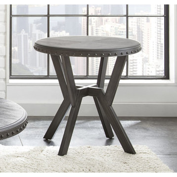 Alamo Round End Table - Natural