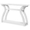 Accent Table, Console, Entryway, Narrow, Sofa, Bedroom, Laminate, White