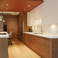 Wood & White Kitchen
