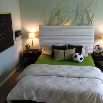 A Natural and Contemporary Boy's Bedroom