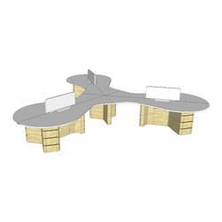 TA.LE OBJECTS - The Propeller (Pedestal Series) - Desk Accessories