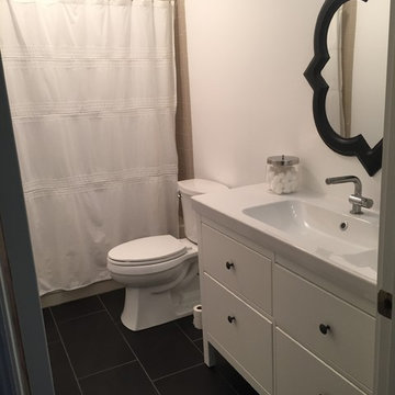 Budget Friendly Hall Bath Update
