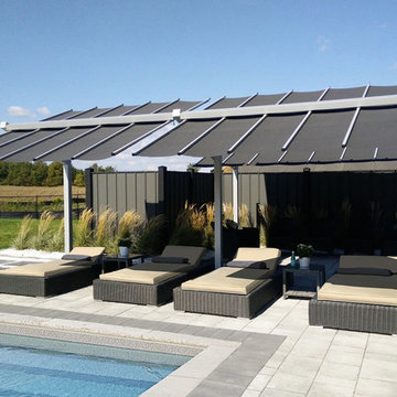 Freestanding Retractable Canopy
