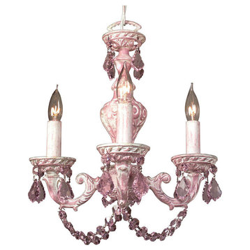 Gabrielle Color, Pink over Antique White, Crystalique Plus