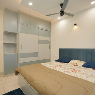 Master Bedroom Design | 3BHK Apartment Interiors