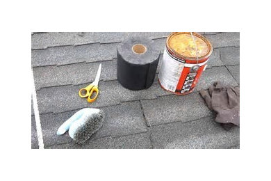 Roof repair project