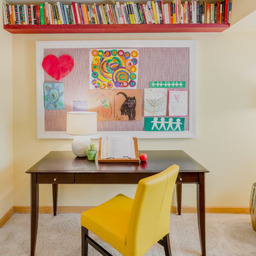 Cluttered Office Space to Organized Creative Space