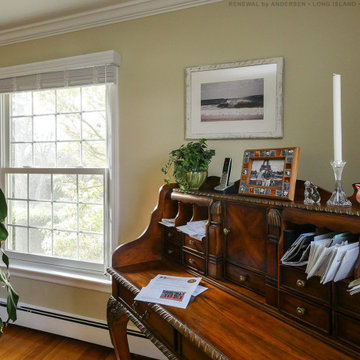 Traditional Home Office with New Windows - Renewal by Andersen Long Island, NY