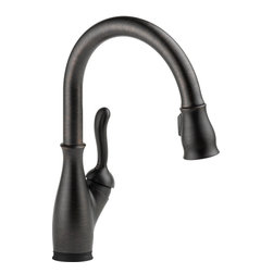 Delta Leland&reg; Single Handle Pull-Down Kitchen Faucet with Touch2O - Kitchen Faucets