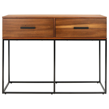 Safavieh Marquise 2 Drawer Console Table, Brown