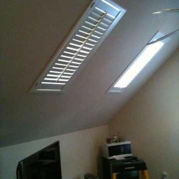 Plantation Shutters in skylights in Leland, NC