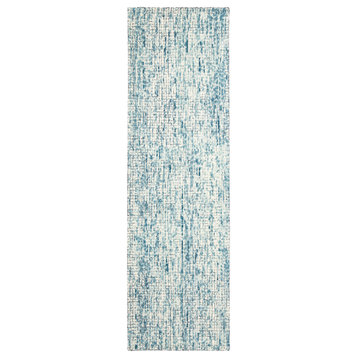 Safavieh Abstract Collection, ABT473 Rug, Ivory/Navy, 2'3"x6'