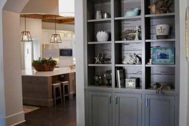 Example of an arts and crafts hallway design in New York