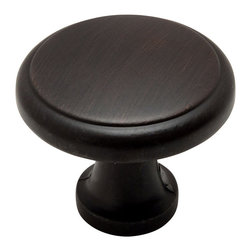 Cosmas - Cosmas 9985ORB Oil Rubbed Bronze Round Cabinet Knob, 1-1/8" Diameter, Set of 25 - Cabinet And Drawer Knobs
