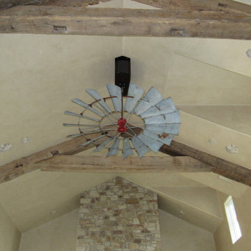 6' Replicated Vintage Windmill Ceiling Fan, Georgetown, TX