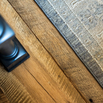 Original Face Skip Planed Reclaimed Oak Solid Plank Flooring