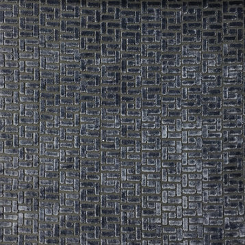 Westfield Burnout Velvet Upholstery Fabric, Navy