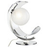 Arden 1-Light Table Lamp, Polished Nickel Finish