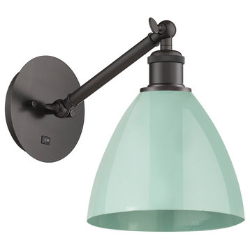Innovations 317-1W-OB-MBD-75-SF-LED 1-Light Sconce, Oil Rubbed Bronze