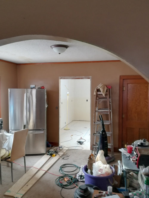 wood or drywall doorway