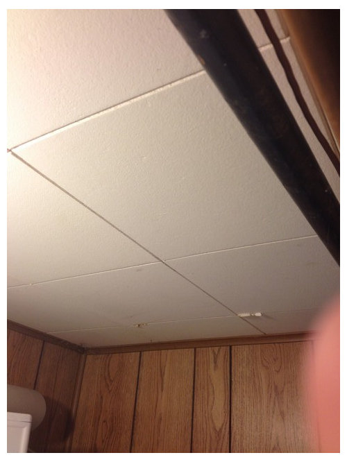 asbestos ceiling tile size