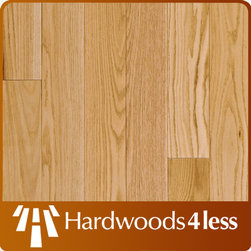 2 1/4" x 3/4" Red Oak Natural Solid Hardwood Flooring - Carpet Tiles