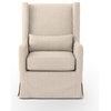 �Kensington Swivel Wing Chair, Jette Linen