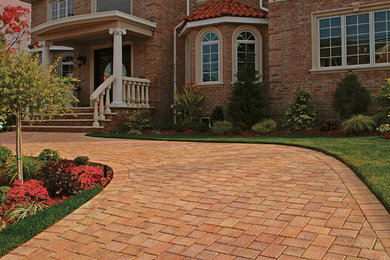 Paved Driveways and Entrance Pillars