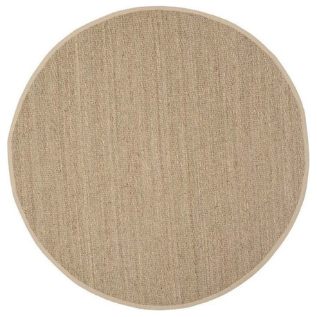 Natural Fiber Nf115A Rug, Natural/Beige, 8'0"x8'0"