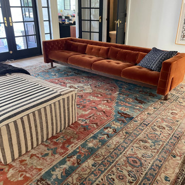 Styled Photos of Antique Rugs in Client Homes