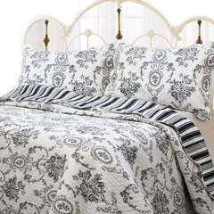 Madison Park Mirabella 6-Piece Floral Comforter Set With Throw Pillows