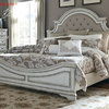 Liberty Magnolia Manor Queen Upholstered Bed, Antique White