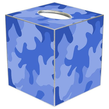 TB1144 - Blue Camouflage Tissue Box Cover