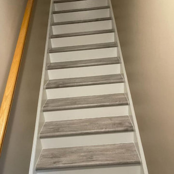 KEARNES-TEA OLIVE - AFTER: STANTON WALL TO WALL CARPET,LUXURY VINYL,PAINTING