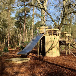 Garden Playhouse in landscaped garden - Garden Playhouses