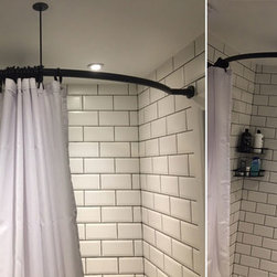 Modified Curved Shower Rod - Shower Curtain Rods