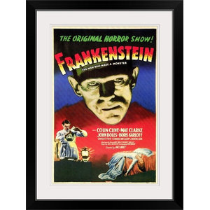 Frankenstein 1931 Vintage Horror Movie Poster Rolled Canvas Giclee 24x24 in.