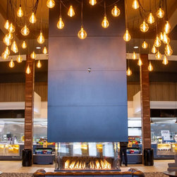 Acucraft 4-Sided Glass Fireplaces - Indoor Fireplaces