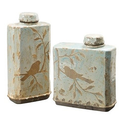 Freya Containers: Set of 2 - Decorative Objects And Figurines