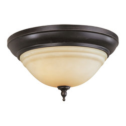 Belle Foret Montpellier Bath Collection - BF8385 2 Light Ceiling Mount Lighting - Bathroom Vanity Lighting