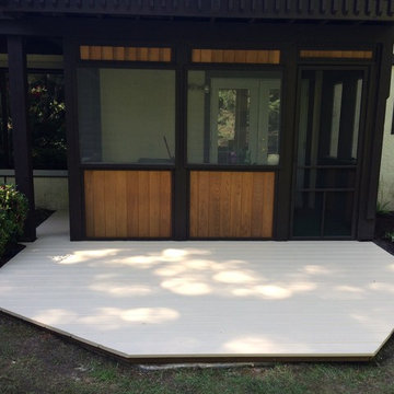 Back yard deck