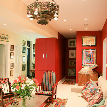 Sinclair Road, Kensington, London - 2 flats merged, refurbished and extended