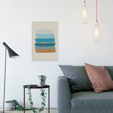 "Paint Swatches" Floater Framed Painting Print on Canvas
