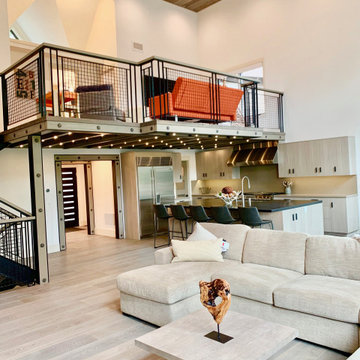 Modern Industrial Lodge, lake Arrowhead Lake Front