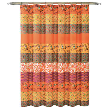 Royal Empire Shower Curtain, Tangerine