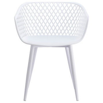 Piazza Outdoor Chair White, Set of 2